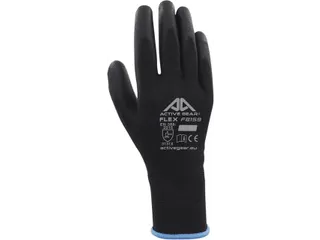 Handschoen ActiveGear grip PU-flex zwart small - 1