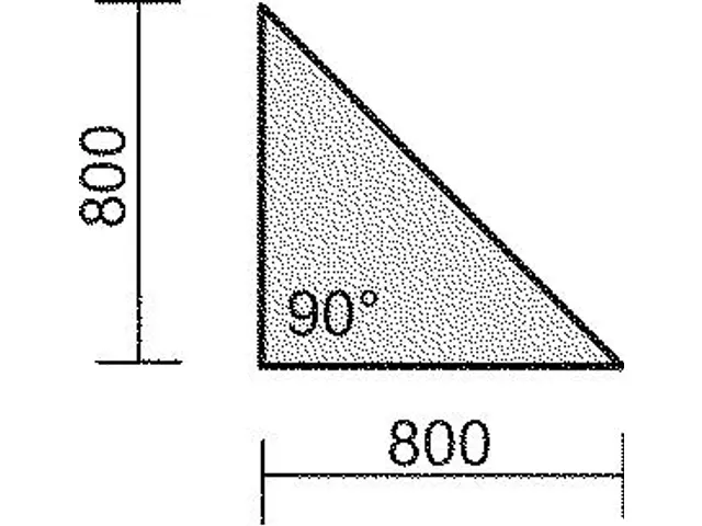 angle de liaison,90 °,lxP 800x800mm,panneau gris clair,angulaire