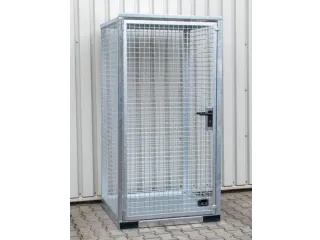 gasflessendepot,v. 16xØ 230mm fles,HxBxD 2170x1085x1140mm,m. deksel - 2