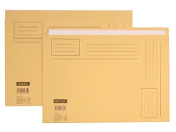 Vouwmap Quantore A4 ongelijke zijde 230gr beige
