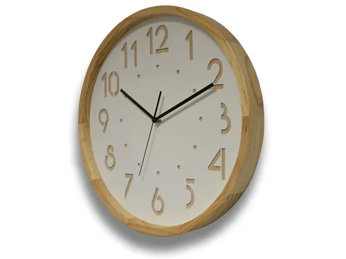 Wandklok CEP Orium Oslo 41 cm massief grenen