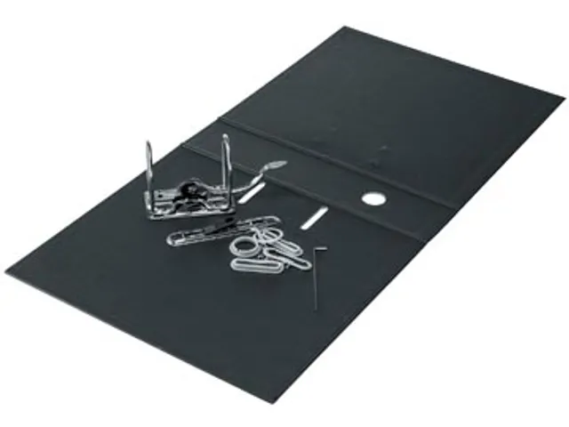 Recycle ordner, rug van 8 cm, zwart
