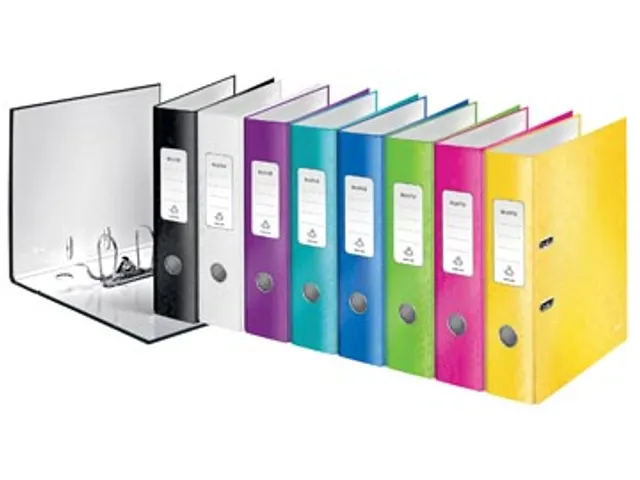WOW ordner A4 assorti kleuren, rug van 80mm