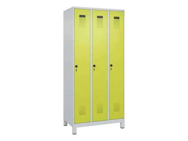 locker voor scheiding van kleding,HxBxD 1950x900x500mm,3vak