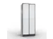 armoire multicases,corps RAL7021,face avant RAL7035