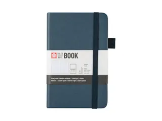 Notitieboek Sakura hard cover pocket lijn donker indigo 90x140mm - 5