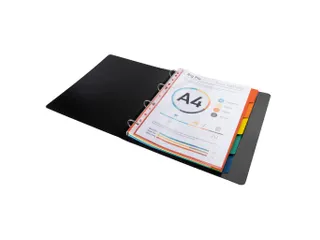 Tabbladen gerecycleerd karton 220g - 5tabs - A4 maxi. - 1