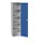 universele kast,HxBxD 2000x525x550mm,4xStalen bodem,draaigrendelslot