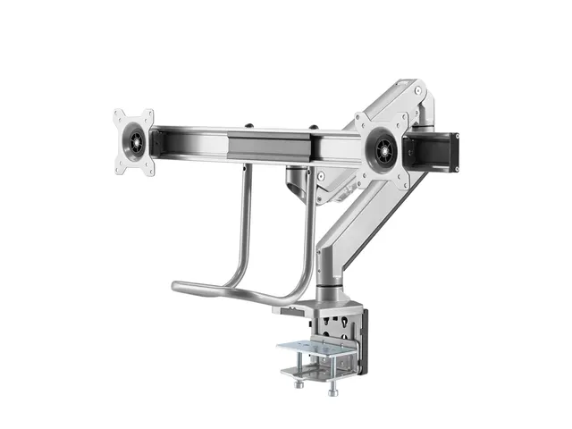Newstar Monitorarm 2 Schermen Zilver Met Hendel D775dxsilver