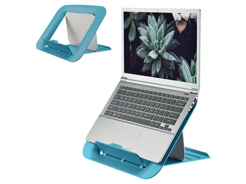 Laptopstandaard Leitz Ergo Cosy verstelbaar recyled blauw