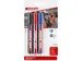 Feutre permanent edding 300 ogive 1,5-3mm blister 3 couleurs