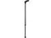 Wandelstok Able2 opvouwbaar carbon soft handvat zwart
