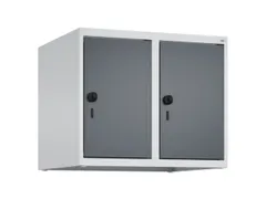 opzetkast,v. locker,2vak.,vak B 300mm,HxBxD 500x600x500mm,vleugeldeur
