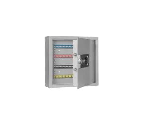 sleutelkast,80haak,HxBxD 430x460x130mm,romp RAL7035,front RAL7035 - 3
