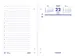 Recharge bloc 2027 Brepols 1 jour/2 pages perforation universelle