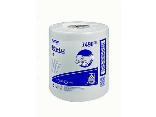 Wypall 7490 Poetsdoeken Combirollen L10 Wit 1-Laags