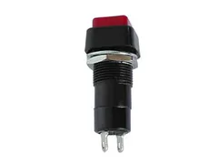 R18-23A Drukschakelaar Off-On Rood 3A/125V