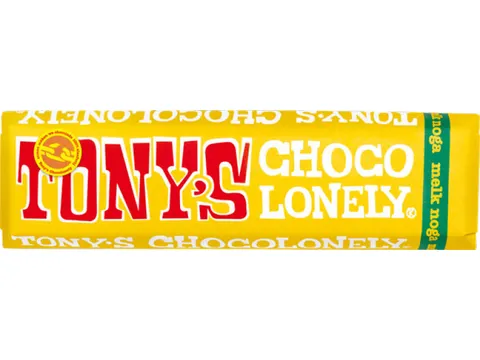 Chocolade Tony's Chocolonely reep 47gr melk noga