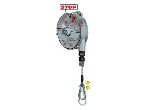 Veerbalancer Draagvermogen 10.0-14.0kg Kabellier 2.5m Vergrendeling
