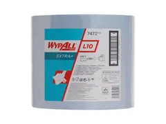 Poetsrol WypAll L10 EXTRA 1-laags 23,5cmx380m 1000vel blauw 7472