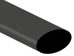 Thermische Krimpkous 25mm - Zwart - 25 Stuks