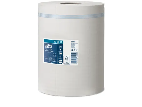 Poetsrol Tork Reflex M4 centerfeed 1-laags 114m wit 473412