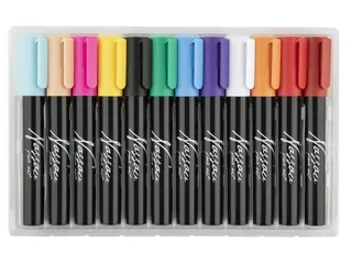 Krijt en raammarkers Nassau set à 12 kleuren - 3
