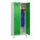locker,HxBxD 1950x800x500mm,2vak,vak B 400mm,draaigrendel,voeten