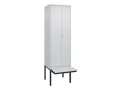 locker voor scheiding van kleding,HxBxD 2120x600x815mm,2vak