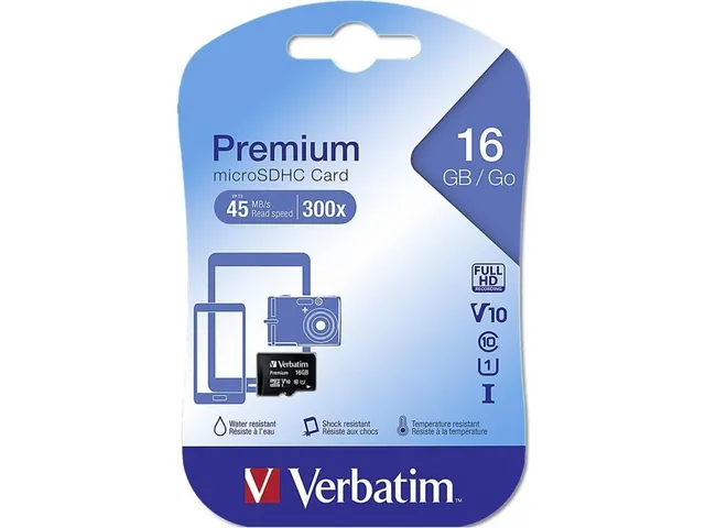 Premium Micro Sdhc Card 16Gb