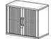 jaloeziedeurkast,HxBxD 720x800x430mm,1xhouten vloer,decor romp noten