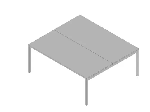 In hoogte verstelbare benchtafel,HxBxD 680-760x1800x1600mm,blad grijs