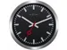 - Horloge murale / Horloge de table - Ø 35 cm - Aluminium - Noir - Br