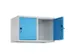 opzetkast,v. locker,2vak.,vak B 400mm,HxBxD 500x800x500mm,vleugeldeur