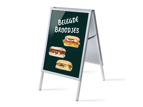 Stoepbord A1 complete set met print "Belegde Broodjes"