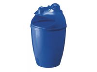 Afvalbak 75 Liter Blauw met Gezicht