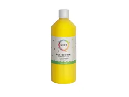 Plakkaatverf Qrea geel 500ml
