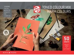 gekleurd tekenpapier, warme kleuren, ft A3 180g