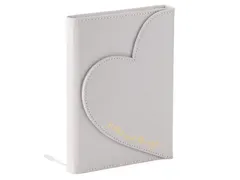 Notitieboek Èccolo DL Heart envelop Grey lijn ca.13x18 cm 80gr. 256pa