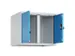 opzetkast,v. locker voor scheiding van kleding,2vak.,vak B 300mm