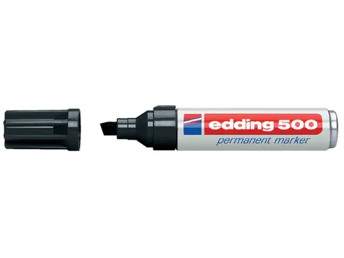 Viltstift edding 500 schuin zwart 2-7mm