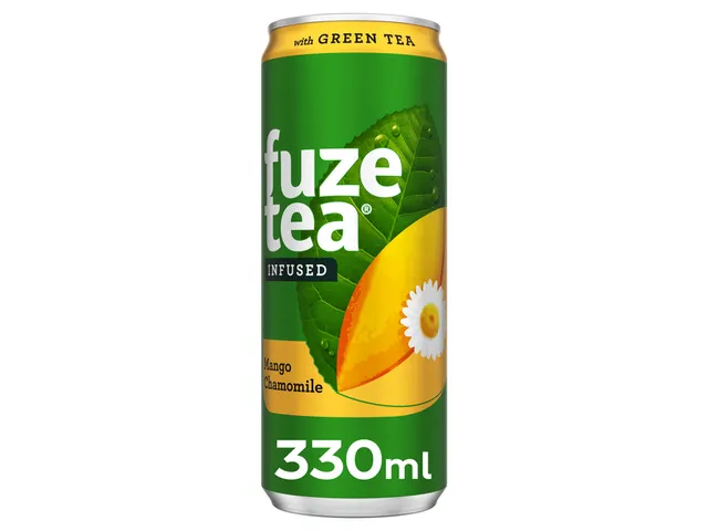 Frisdrank Fuze Tea Green Tea mango chamomile blik 330ml