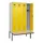 locker met bank,HxBxD 2120x1200x815mm,4vak,vak B 300mm,cilinderslot