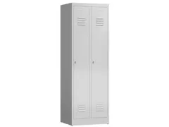 garderobekast,HxBxD 1800x590x500mm,2vak,vak B 295mm,klink,sokkel