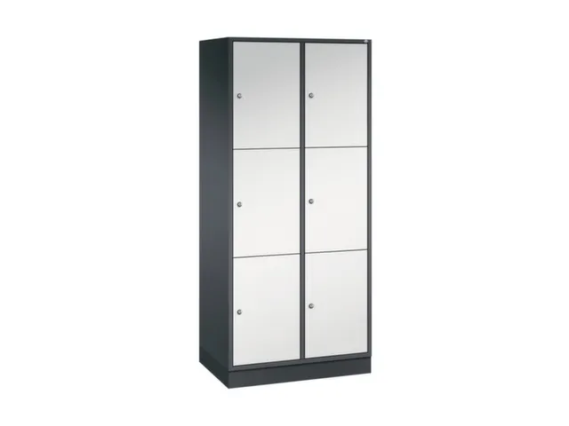 armoire multicases grand volume,RAL7021/RAL7035,HxlxP 1950x820x500mm