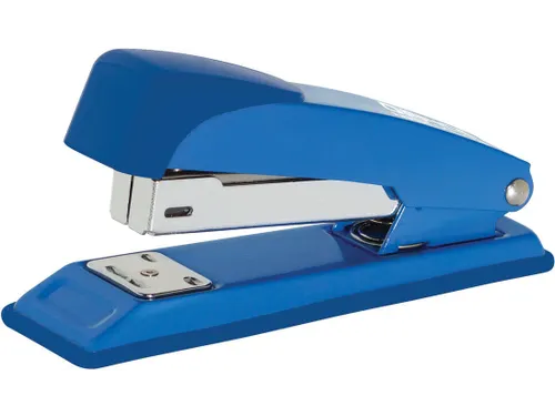 Nietmachine metaal voor nietjes nr. 24/6, 26/6 30 vel 50mm blauw