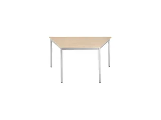 Tafel Trapeziumvormig 140x70 Cm Frame Aluminium Blad Esdoorn - 2