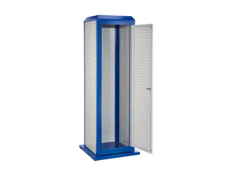gereedschapswagen,HxBxD 2015x700x700mm,3geperforeerde platen buiten