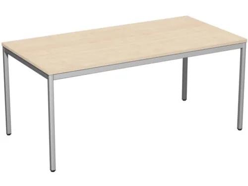 Bureau Hxbxd 720x1600x800mm Bladdecor Esdoorn Frame Ral9006