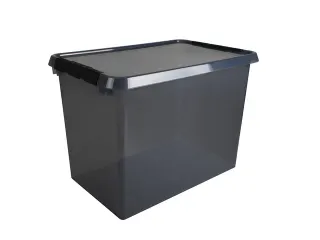 Comfort Line opbergbox 72L transparant grijs - 60x40x42cm - 1